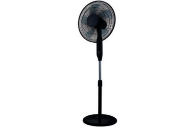 Challenge Black Oscillating Pedestal Fan